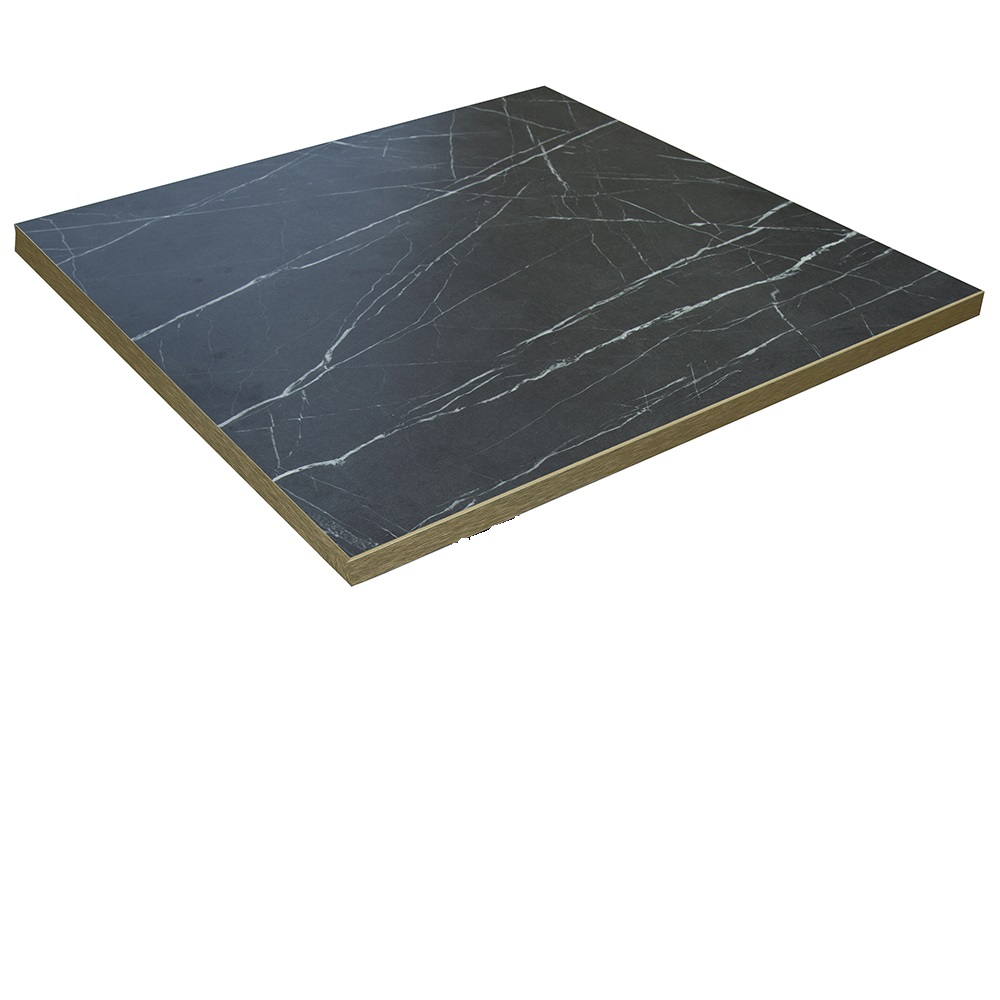 2324 BLACK MARBLE TABLE TOP ONLY SQUARE 700X700 OR 1200X700